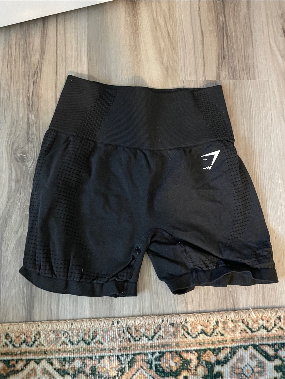 Gymshark Black vital High-Waist Seamless Bike Shorts